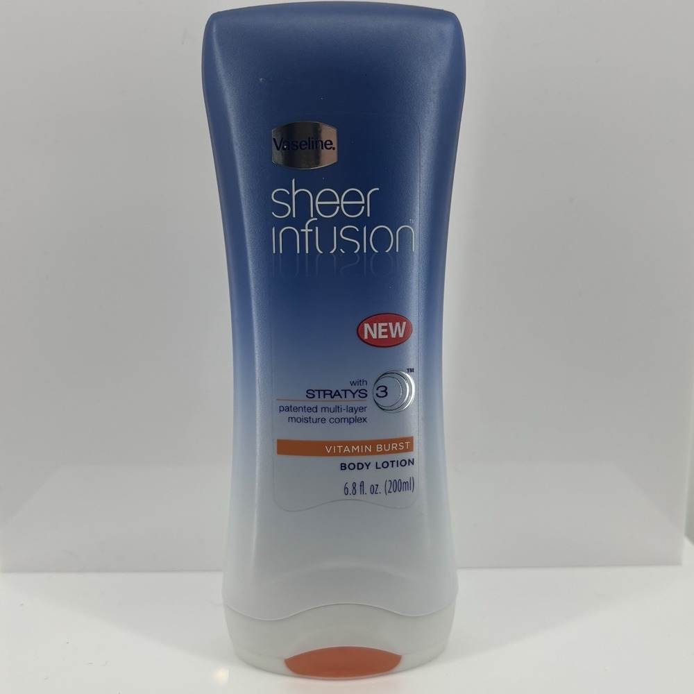 Vaseline Sheer Infusion‎ With Strays 3 Body Lotion Vitamin Burst 6.8 fl oz 200ml